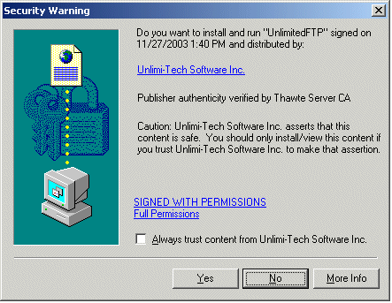 Win2K Certificate