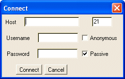 Connect Dialog
